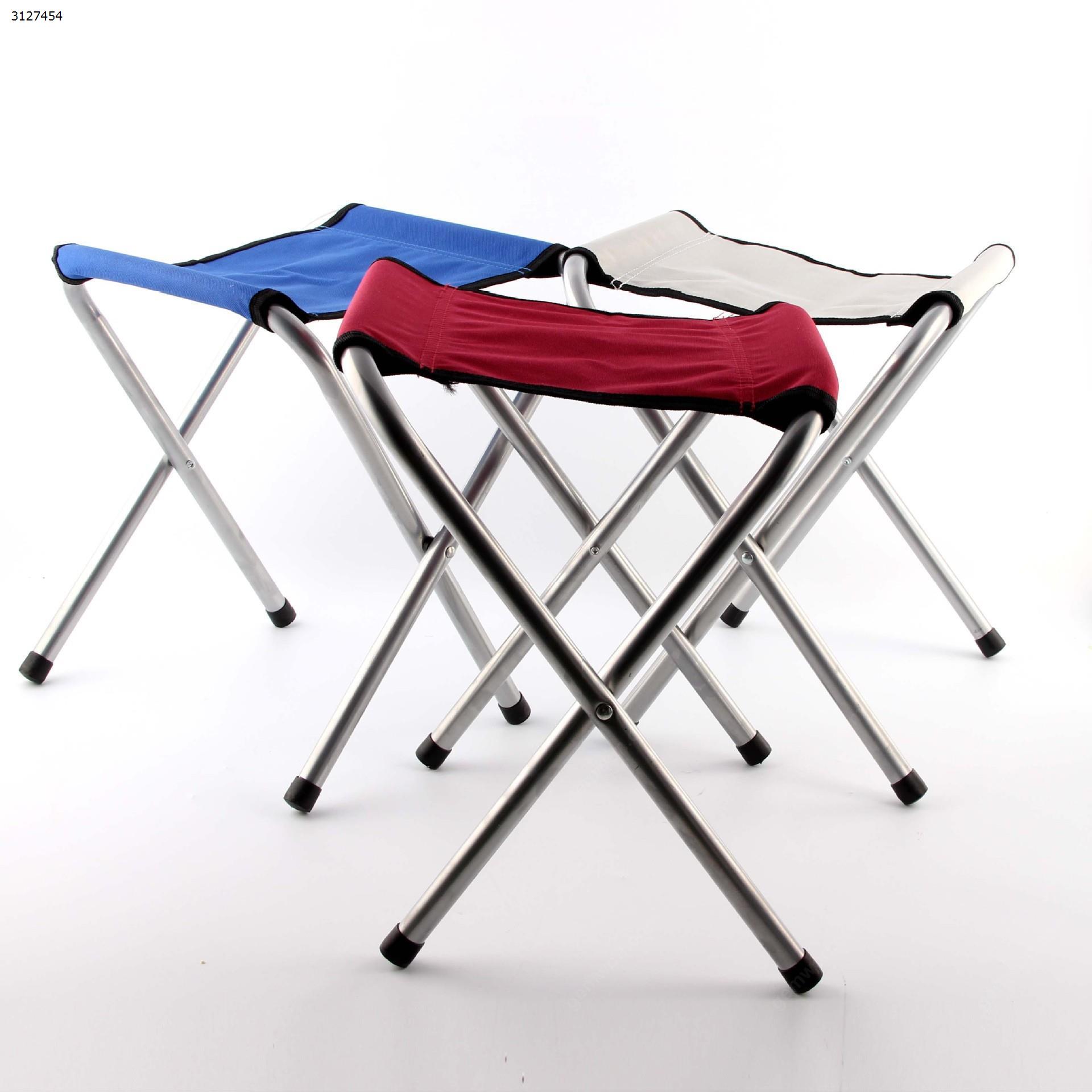 Outdoor folding chairs portable fishing chairs outdoor leisure picnic folding camp chair train a small stool blue Fishing N/A
