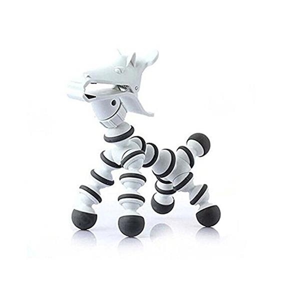 Cute Pony Design Adjustable Rotated Universal Cell Phone Holder Creative Lazy Bedside Hands Free Cradle Holder Stand white Mobile Phone Mounts & Stands N/A