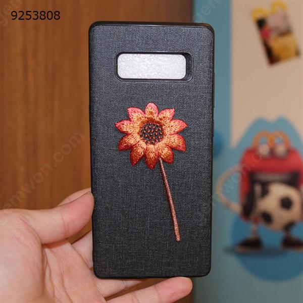 Iphone7/8plus Embroidery Sunflower Phone Case Case N/A