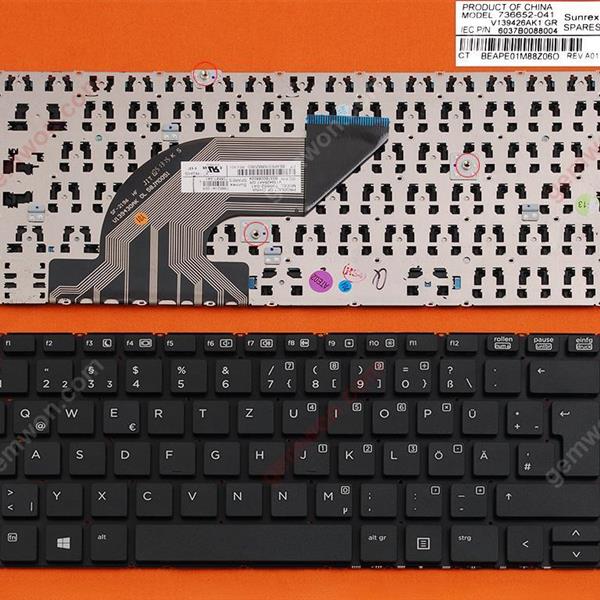 HP PROBOOK 440 G0 440 G1 445 G1 440 G2 445 G2 BLACK(without FRAME,without foil,For Win8) GR N/A Laptop Keyboard (OEM-B)