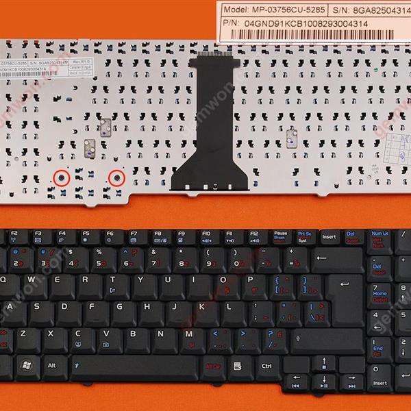 ASUS F7 M51 F7F BLACK CA/CF N/A Laptop Keyboard (OEM-B)