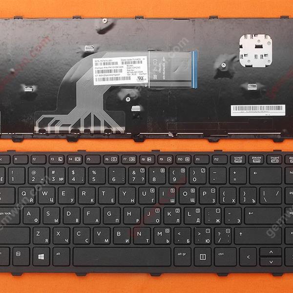 HP PROBOOK 440 G0 440 G1 445 G1 BLACK FRAME BLACK(Win8) RU N/A Laptop Keyboard (OEM-B)