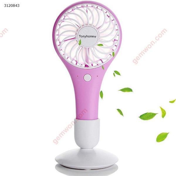 Personal Mini Hand Held Portable Battery Operated Fans Small USB Rechargeable Pink Camping & Hiking GW-Fan21