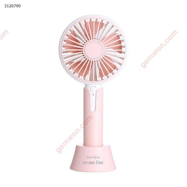 Mini Portable Fans Outdoor Foldable Handheld Cooling Fan + Rechargeable Battery Pink Camping & Hiking GW-Fan16