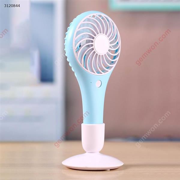Personal Mini Hand Held Portable Battery Operated Fans Small USB Rechargeable Blue Camping & Hiking GW-Fan22