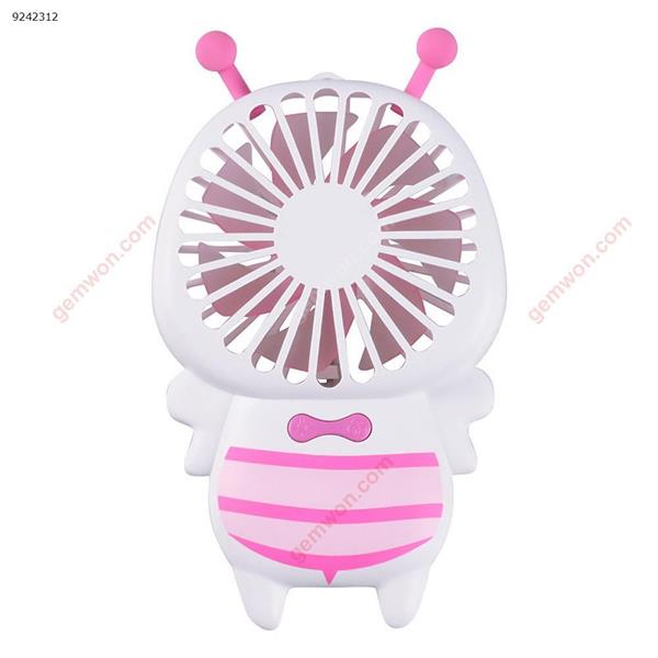 Mini Hand Held Fan Portable Electric Fan USB Rechargeble Operated Travel Fan Pink Camping & Hiking N/A