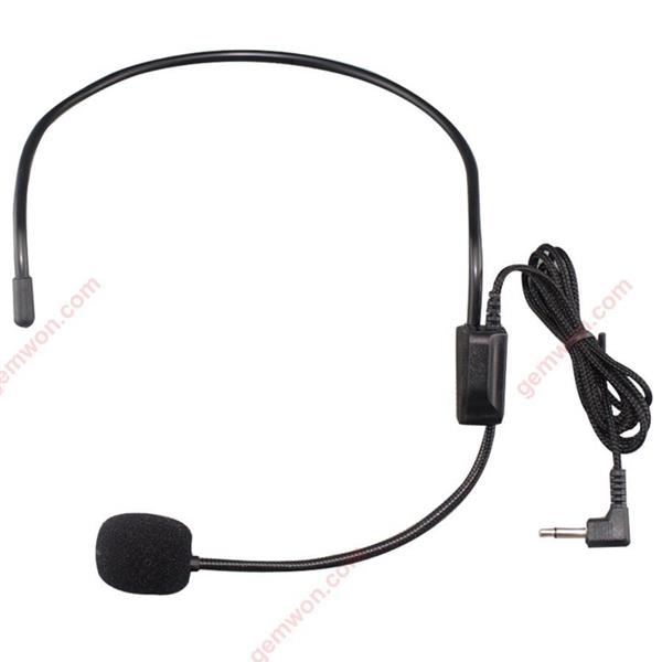 Headphone microphone, teacher guide interview performance speech microphone microphone.BlackHX004