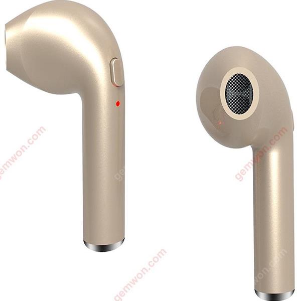 i7 Universal headset, Single ear ear ear wireless stereo, Gold Headset I7 UNIVERSAL HEADSET