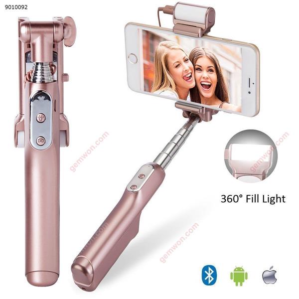 A6 LED light Selfie, DC/ 5V.Support iphone & Anroid,Rose gold Mobile Phone Mounts & Stands A6