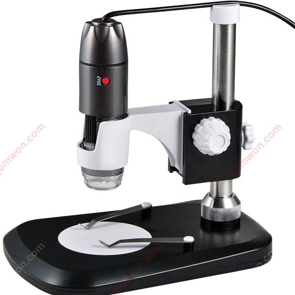 USB HD digital microscope,Zoom range:40x-1000x,MAX Resolution:1920x1080,For WIN 8/10，MAC,VISTA,Black Camera S1000X