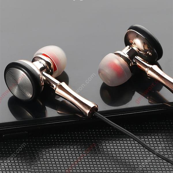 Creative new double-sided audio headphones(M70)high bass to choose from, in-ear headphones Gold Headset M 70