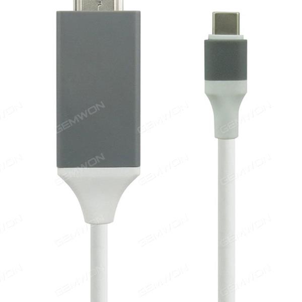 Type -c to  hdmi cable ,，3.1 high definition switch, Silver Charger & Data Cable N/A