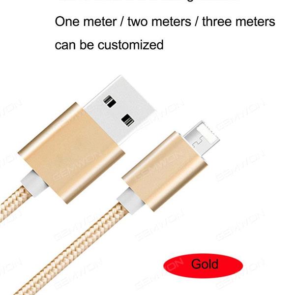Android apple usb cable,8 Pin , 1M ,for iphone 5/6/7/8. Gold Charger & Data Cable N/A