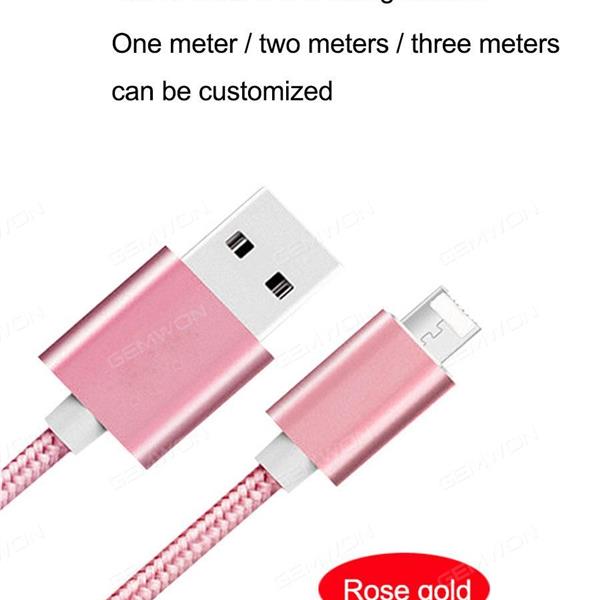 Android apple usb cable,8 Pin , 1M ,for iphone 5/6、7/8,Rose gold Charger & Data Cable N/A