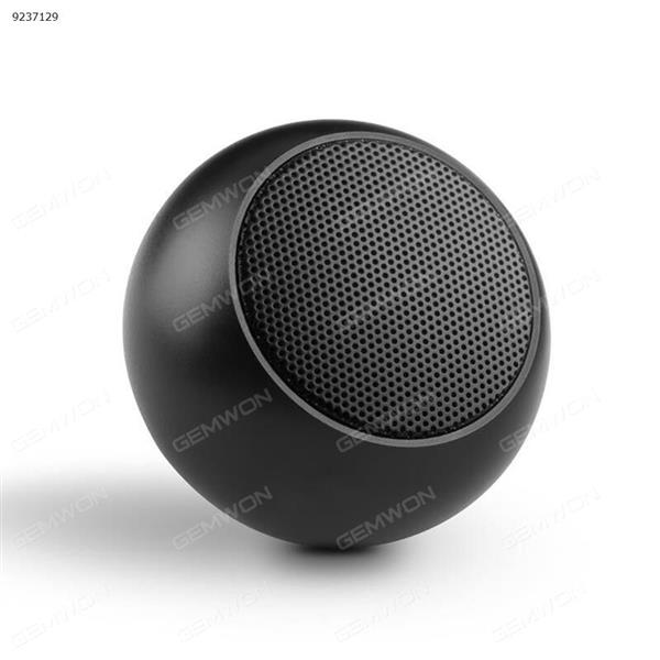 Wireless Bluetooth Speaker Mini Advanced with TWS - True Wireless Stereo Technology for Stylish, Portable and Compact Audio System for Android and iOS, Aluminum Body, Crystal Clear and Loud Audio (Black) Bluetooth Speakers BM3D