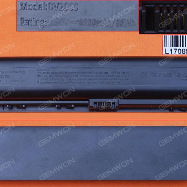 HP DV 2000 Battery 10.8V-5200MAH 6 CELLS
