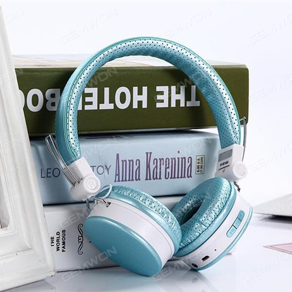 Smart Wireless Sports Headphones Bluetooth Headphones Music Headphones (Blue) Headset BT1604