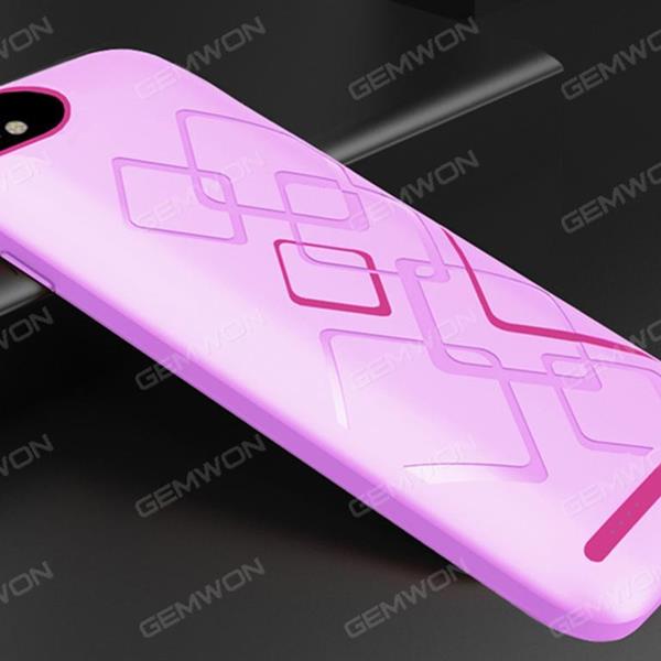 New TPU 5000mAh Battery case for iPhone6/6S/7/8 Pink Charger & Data Cable GML-166