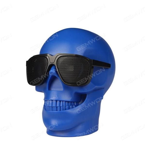 M29 Wireless Bluetooth Skull Sound Subwoofer (Blue) Bluetooth Speakers M29