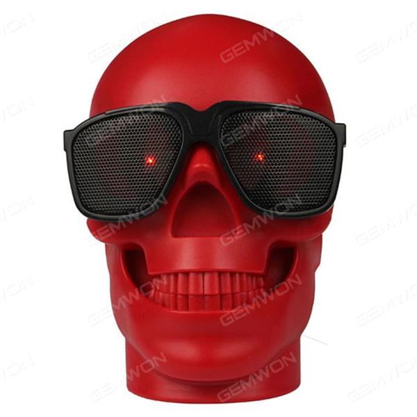 M29 Wireless Bluetooth Skull Bass Subwoofer Gift Sound (Red) Bluetooth Speakers M29