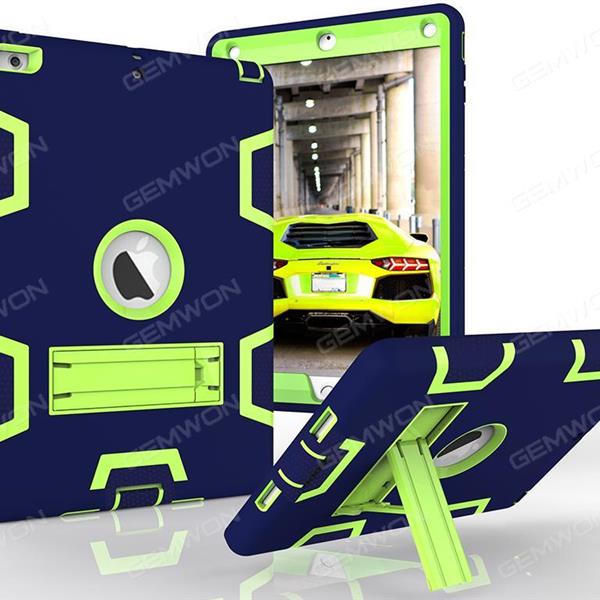 ipad 2/3/4 armor contrast color plate protector,anti-fall Plate and shell,Navy blue+yellow green Case IPAD 2/3/4 ARMOR CONTRAST COLOR PLATE PROTECTOR