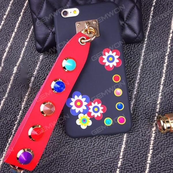 Iphone 6plus/6s plus  case with stand and Cartoon pattern,have a  decoration Hand ring,Red Case IPHONE 6 PLUS/6S PLUS