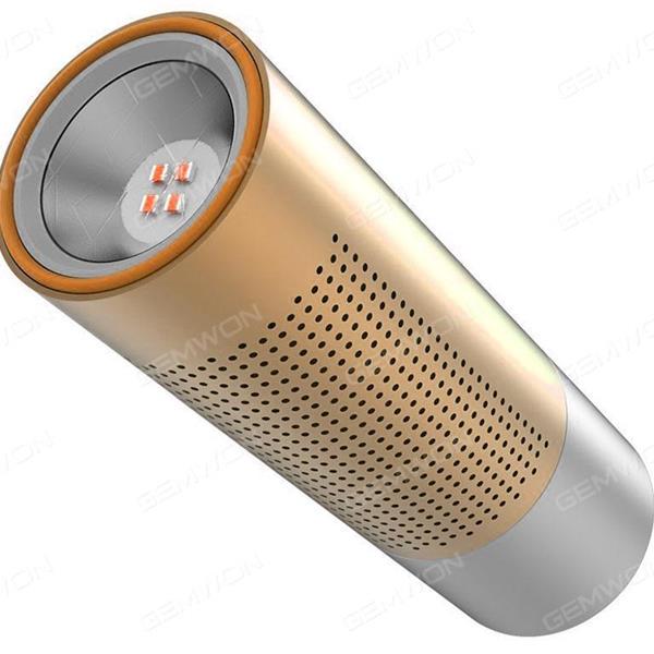 AEC BQ201 waterproof small steel gun portable card audio mini outdoor subwoofer wireless Bluetooth speaker (gold) Bluetooth Speakers BQ201
