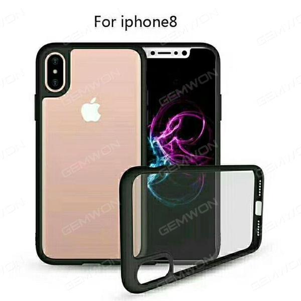 Material TPU case Protect for Iphone 8 .Black Case Iphone 8