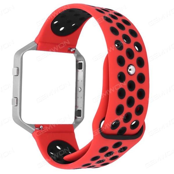Fitbit Blaze smart watch strap   red and black Smart Wear N/A