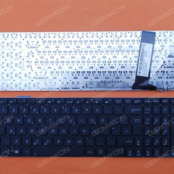 ASUS N56 N56V U500VZ N76 N76VM N76VJ BLACK(With foil,Without FRAME) UK 0KNB0-6126UK00 Laptop Keyboard (OEM-B)