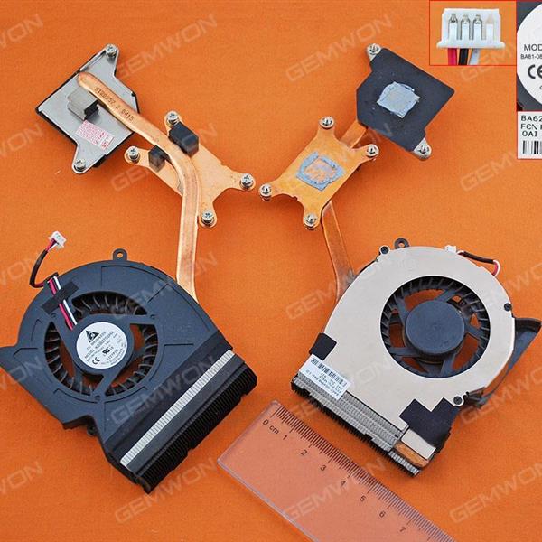 SAMSUNG R580(For Integrated graphics,Heatsink,Pulled) Laptop Fan DFS531005MC0T
