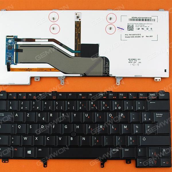 DELL Latitude E6420 E5420 E6220 E6320 E6430 BLACK(Backlit,With Point stick,For Win8) FR N/A Laptop Keyboard (OEM-B)