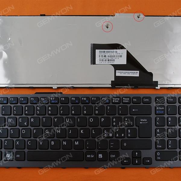 SONY F11 GRAY FRAME BLACK IT N/A Laptop Keyboard (OEM-B)