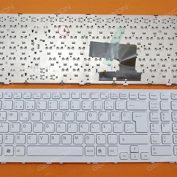 SONY VPC-EH WHITE FRAME WHITE (Without foil,OEM) TR N/A Laptop Keyboard (OEM-A)
