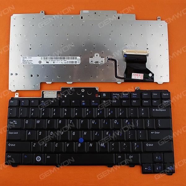 DELL  D620 D630 D820 D830 BLACK (Renew) US N/A Laptop Keyboard (OEM-B)