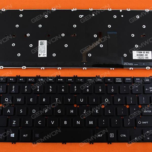 TOSHIBA KIRA-AT01S BLACK(Backlit,For Win8) US 9Z.N9NBN.001 34T0016613A TY0BN Laptop Keyboard (OEM-B)