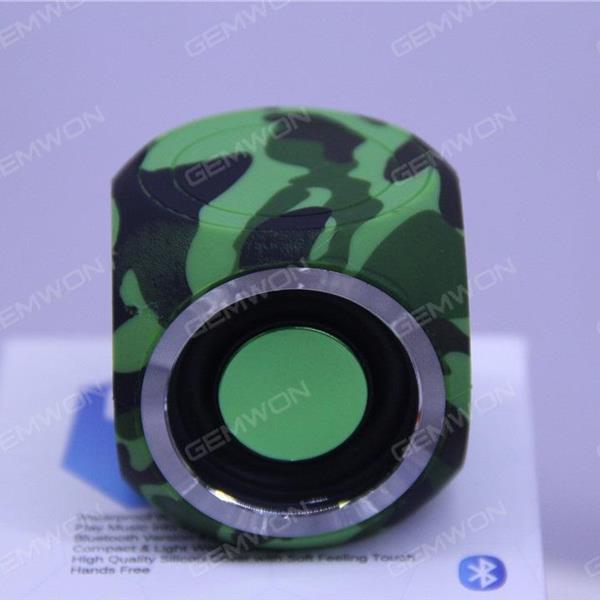 Portable Mini Bluetooth 4.1 IPX7 Shower Waterproof Speaker Outdoor Army green Bluetooth Speakers DT-B660