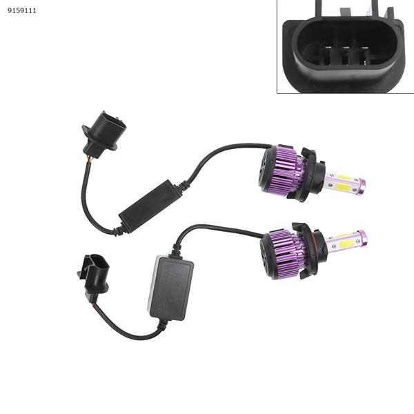 Automotive LED headlamp bulb (Purple X6-H13) Auto Replacement Parts X6-H13