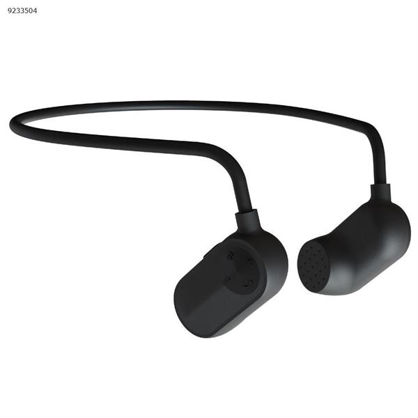 Head-mounted waterproof MP3 diving does not enter the ear bone conduction outdoor sports swimming MP3 player（Black8G） Other N/A