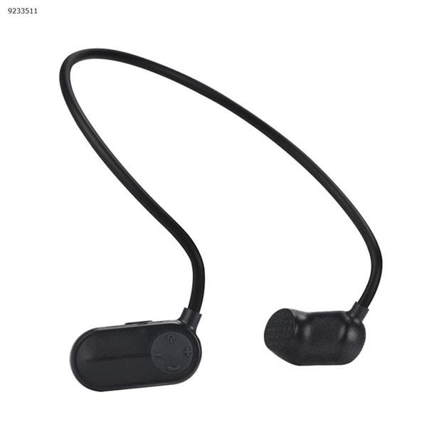 Head-mounted waterproof MP3 diving does not enter the ear bone conduction outdoor sports swimming MP3 player（Black 32G） Other N/A