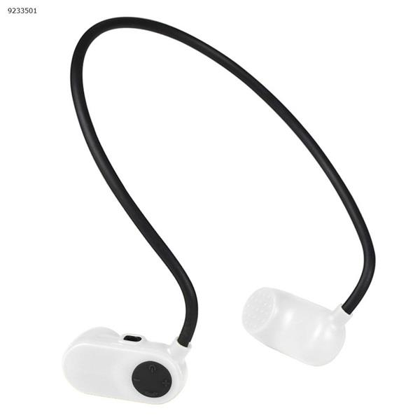 Head-mounted waterproof MP3 diving does not enter the ear bone conduction outdoor sports swimming MP3 player（White 8G） Other N/A