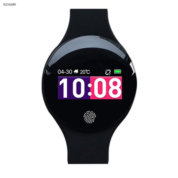 H8 smart color bracelet bracelet sleep monitoring health sports bracelet Bluetooth pedometer with weather forecast display（Black） Smart Wear TLW08