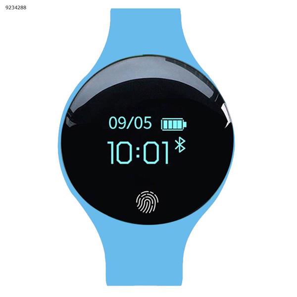 H8 smart color bracelet bracelet sleep monitoring health sports bracelet Bluetooth pedometer with weather forecast display（Blue） Smart Wear TLW08