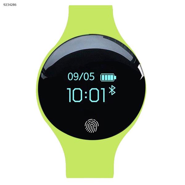 H8 smart color bracelet bracelet sleep monitoring health sports bracelet Bluetooth pedometer with weather forecast display（Green） Smart Wear TLW08