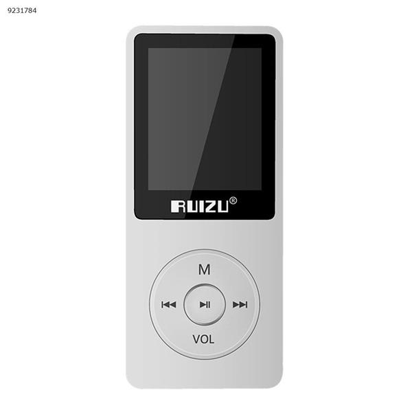 RUIZU X02 Sports MP3 Player Lossless Tape Walkman（White16G） Other X02