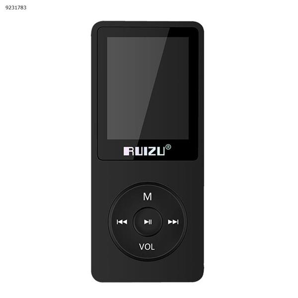 RUIZU X02 Sports MP3 Player Lossless Tape Walkman（Black 16G） Other X02