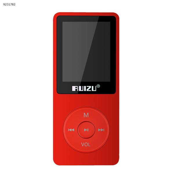 RUIZU X02 Sports MP3 Player Lossless Tape Walkman（Red 8G） Other X02