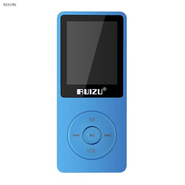 RUIZU X02 Sports MP3 Player Lossless Tape Walkman（Blue 8G） Other X02