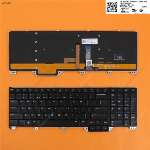 DELL Alienware 17 R2 & 17 R3 BLACK (Full Colorful Backlit,WIN8) US N/A Laptop Keyboard (OEM-B)