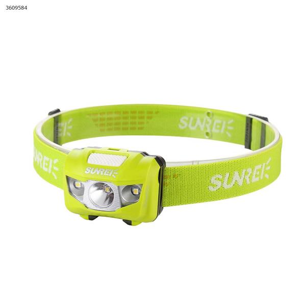 SUNREI Youdo2S Outdoor LED Headlights Waterproof Ultralight Super Bright Mountaineering Hiking Camping IPX6 Waterproof Headlights（Green） Headlamp Youdo2S